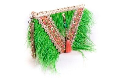 Palm Clutch Bag en